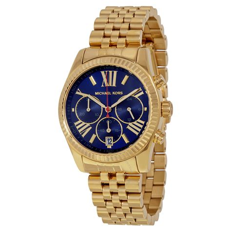 michael kors damenuhr lexington|michael kors gold tone.